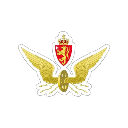 Emblem of the Norwegian State Railways STICKER Vinyl Die-Cut Decal - The Sticker Space