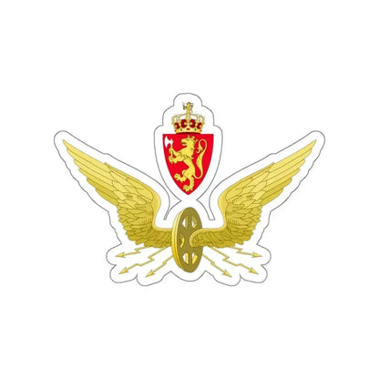 Emblem of the Norwegian State Railways STICKER Vinyl Die-Cut Decal - The Sticker Space
