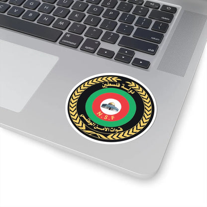 Emblem of the Palestinian National Security Forces (Palestine) (Coat of Arms) STICKER Vinyl Kiss-Cut Decal - The Sticker Space