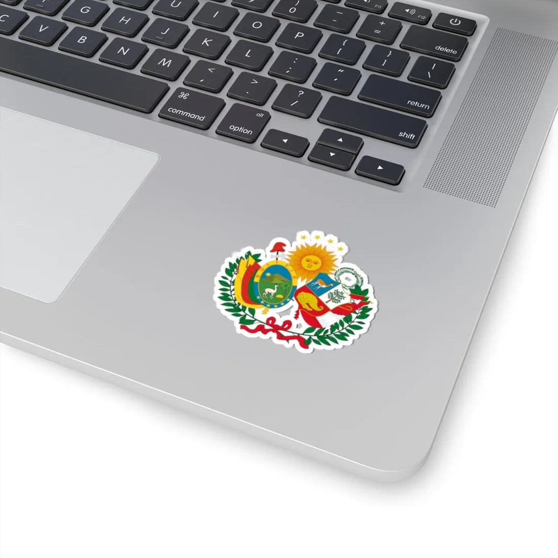 Emblem of the Peru-Bolivian Confederation (Bolivia) (Coat of Arms) STICKER Vinyl Kiss-Cut Decal - The Sticker Space