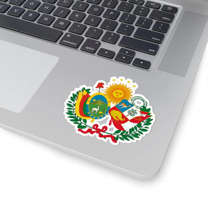 Emblem of the Peru-Bolivian Confederation (Bolivia) (Coat of Arms) STICKER Vinyl Kiss-Cut Decal - The Sticker Space