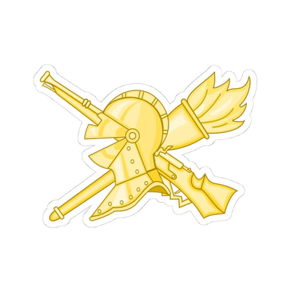 Emblem of the Spanish Army Logistics Units (Spain) (Coat of Arms) STICKER Vinyl Kiss-Cut Decal 4 Inch White - The Sticker Space