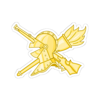 Emblem of the Spanish Army Logistics Units (Spain) (Coat of Arms) STICKER Vinyl Kiss-Cut Decal 6 Inch White - The Sticker Space