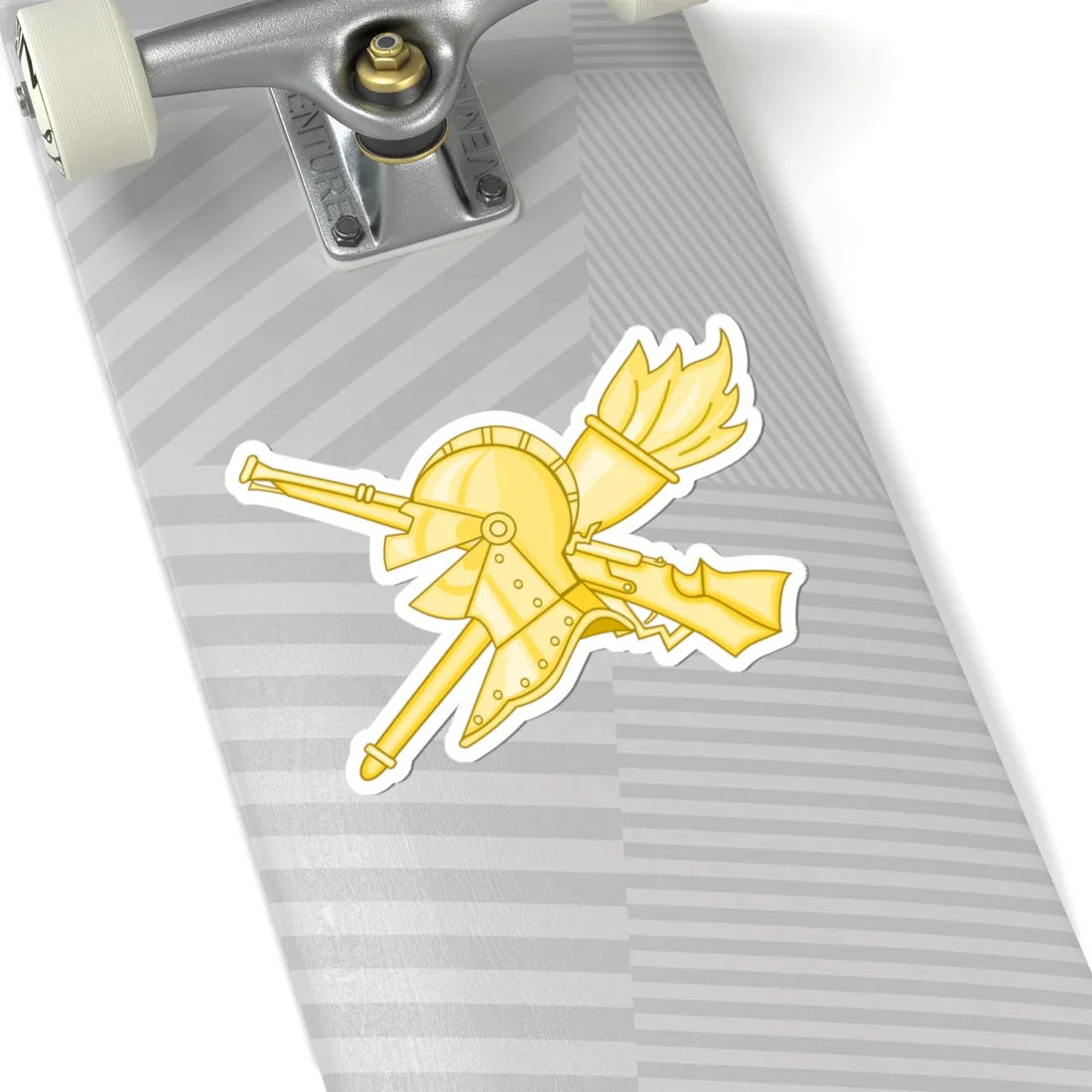 Emblem of the Spanish Army Logistics Units (Spain) (Coat of Arms) STICKER Vinyl Kiss-Cut Decal - The Sticker Space