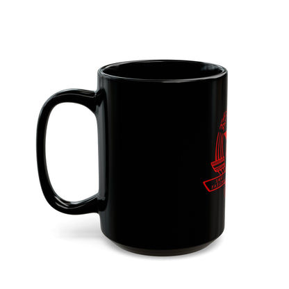 Emblem of the State Anti-fascist Council for the National Liberation of Croatia - Black Coffee Mug-The Sticker Space