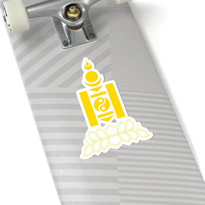 Emblem of the State Great Khural of Mongolia (Mongolia) (Coat of Arms) STICKER Vinyl Kiss-Cut Decal - The Sticker Space