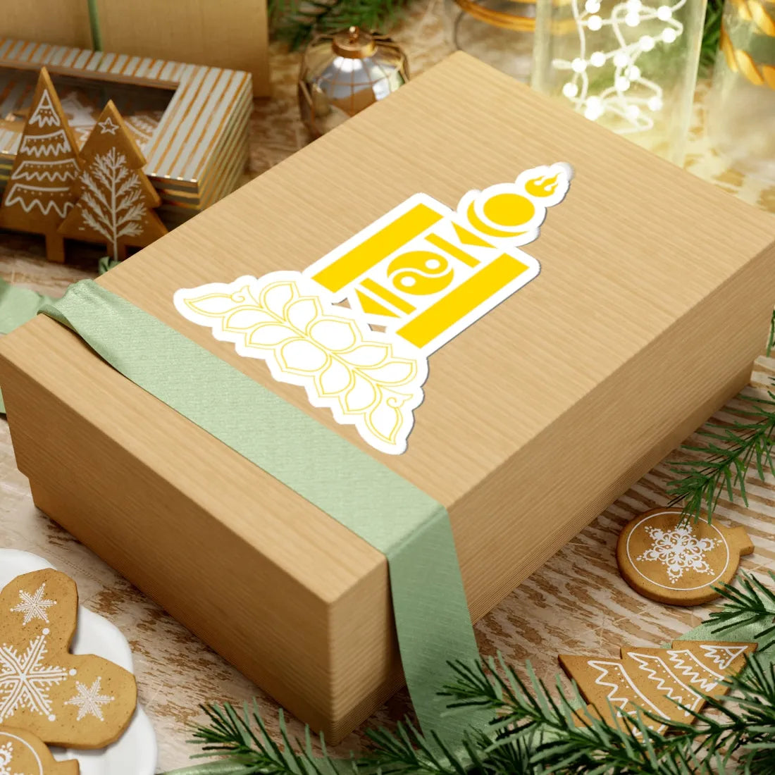 Emblem of the State Great Khural of Mongolia (Mongolia) (Coat of Arms) STICKER Vinyl Kiss-Cut Decal - The Sticker Space