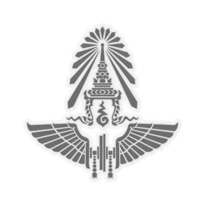 Emblem of the State Railway of Thailand (Thailand) STICKER Vinyl Kiss-Cut Decal 2 Inch Transparent - The Sticker Space