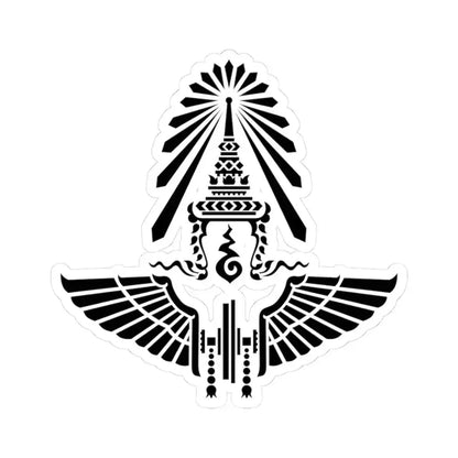 Emblem of the State Railway of Thailand (Thailand) STICKER Vinyl Kiss-Cut Decal 3 Inch White - The Sticker Space