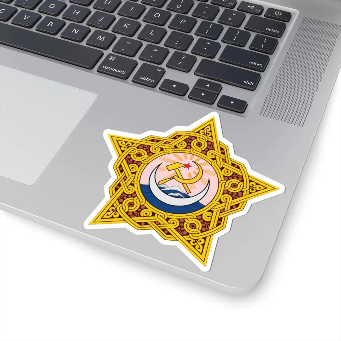 Emblem of the Transcaucasian SFSR 1922-1923 (Soviet Union) (Coat of Arms) STICKER Vinyl Kiss-Cut Decal - The Sticker Space