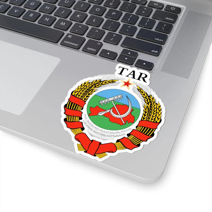 Emblem of the Tuvan Peoples Republic 1930-1933 (Soviet Union) (Coat of Arms) STICKER Vinyl Kiss-Cut Decal - The Sticker Space