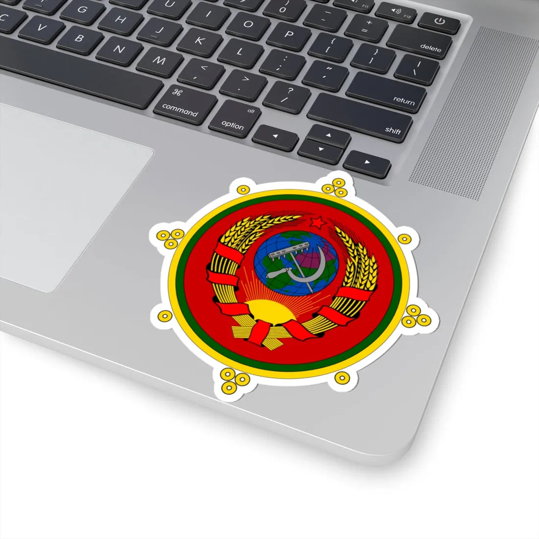 Emblem of the Tuvan Peoples Republic 1930 (Soviet Union) (Coat of Arms) STICKER Vinyl Kiss-Cut Decal - The Sticker Space