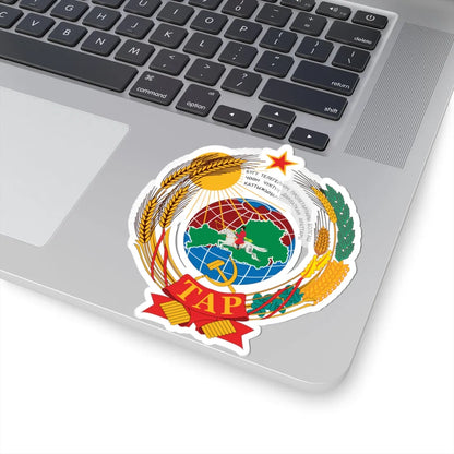 Emblem of the Tuvan Peoples Republic 1943-1944 (Soviet Union) (Coat of Arms) STICKER Vinyl Kiss-Cut Decal - The Sticker Space