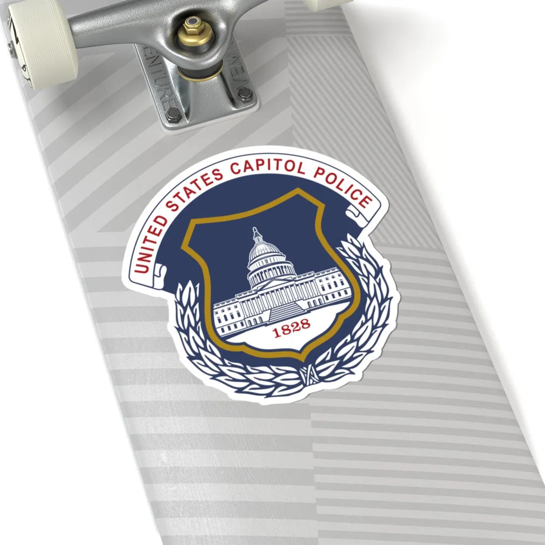 Emblem of the United States Capitol Police (United States) (Coat of Arms) STICKER Vinyl Kiss-Cut Decal - The Sticker Space