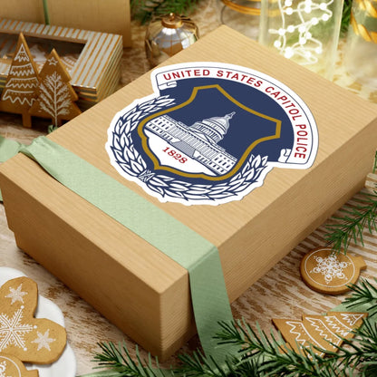 Emblem of the United States Capitol Police (United States) (Coat of Arms) STICKER Vinyl Kiss-Cut Decal - The Sticker Space