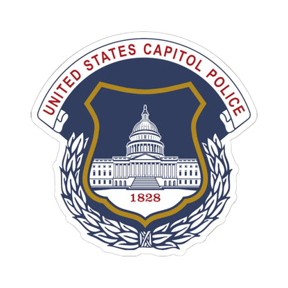Emblem of the United States Capitol Police (United States) (Coat of Arms) STICKER Vinyl Kiss-Cut Decal - The Sticker Space
