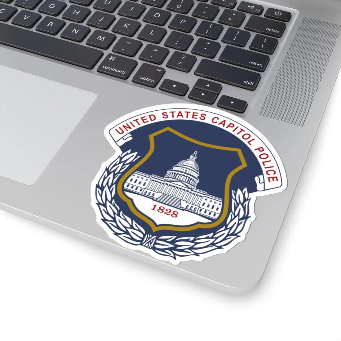 Emblem of the United States Capitol Police (United States) (Coat of Arms) STICKER Vinyl Kiss-Cut Decal - The Sticker Space