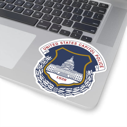 Emblem of the United States Capitol Police (United States) (Coat of Arms) STICKER Vinyl Kiss-Cut Decal - The Sticker Space