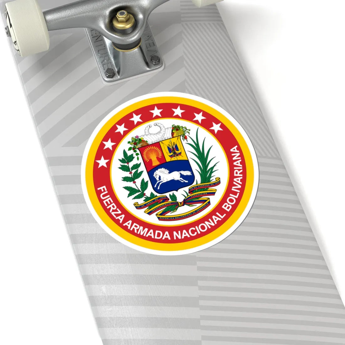 Emblem of the Venezuelan Armed Forces (Venezuela) (Coat of Arms) STICKER Vinyl Kiss-Cut Decal - The Sticker Space