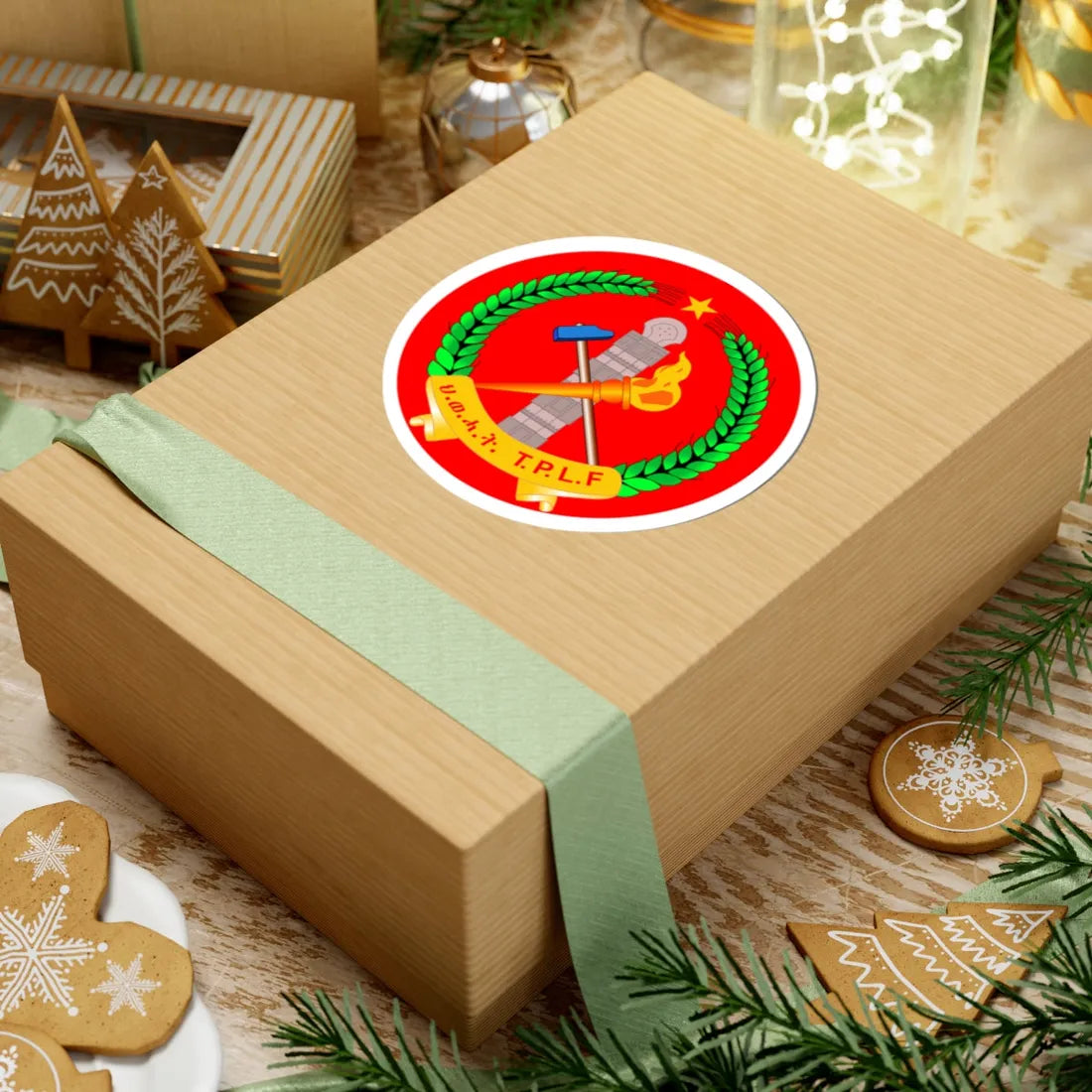 Emblem Of Tigray Peoples Liberation Front (Ethiopia) (Coat of Arms) STICKER Vinyl Kiss-Cut Decal - The Sticker Space