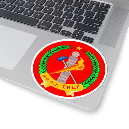 Emblem Of Tigray Peoples Liberation Front (Ethiopia) (Coat of Arms) STICKER Vinyl Kiss-Cut Decal - The Sticker Space
