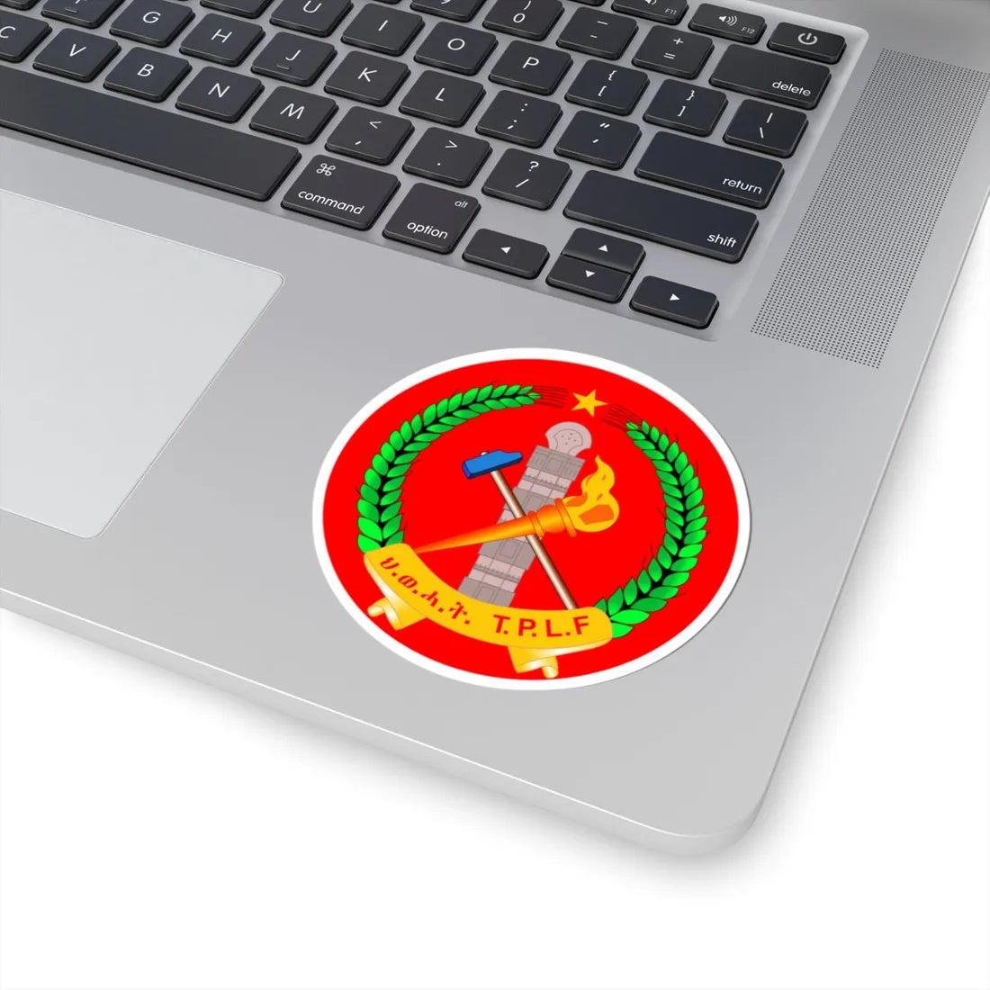 Emblem Of Tigray Peoples Liberation Front (Ethiopia) (Coat of Arms) STICKER Vinyl Kiss-Cut Decal - The Sticker Space