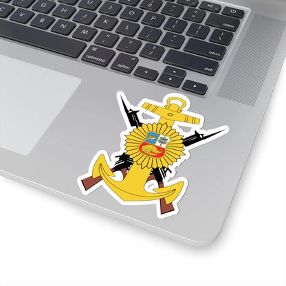 Emblema de la Infantería Marina del Perú (Peru) (Coat of Arms) STICKER Vinyl Kiss-Cut Decal - The Sticker Space