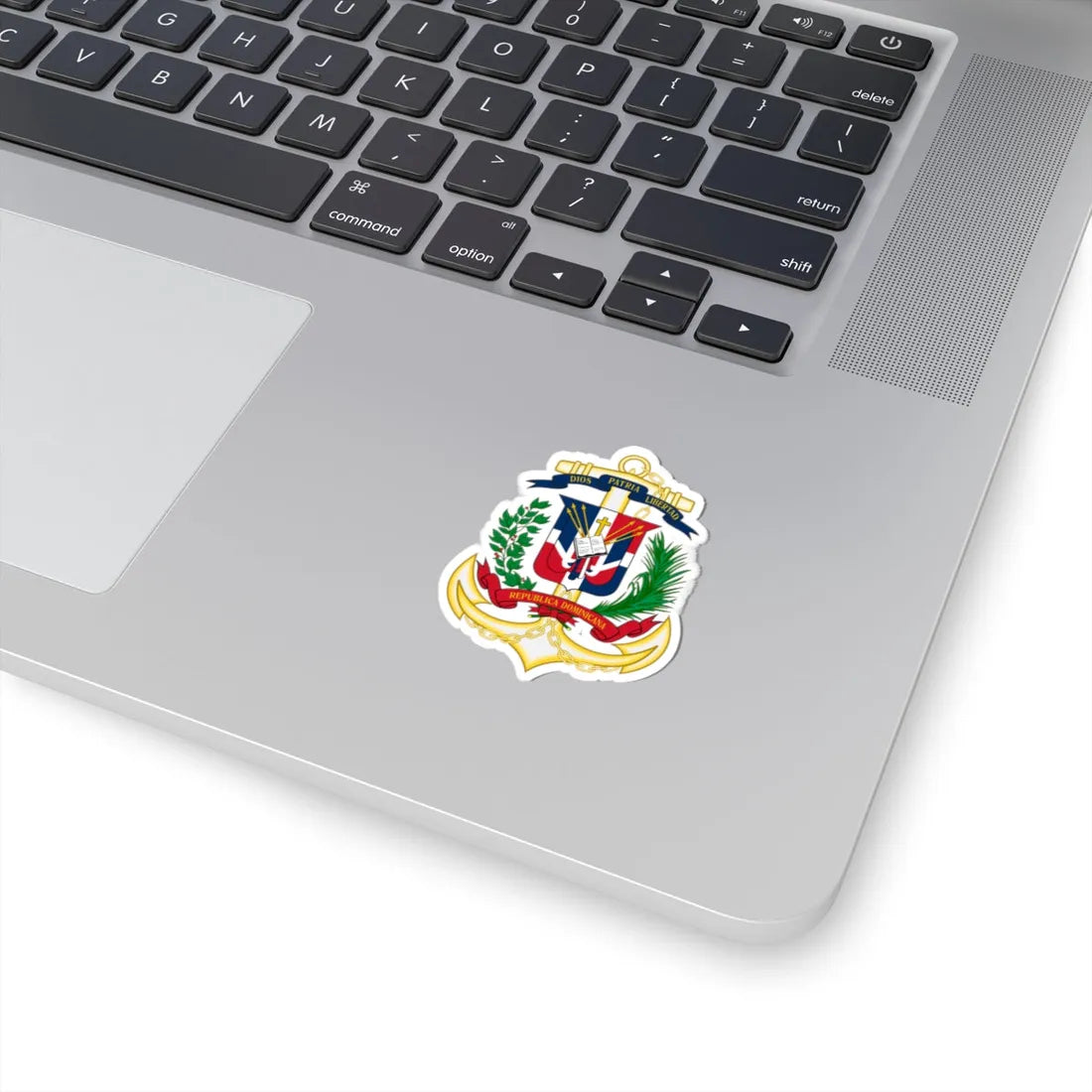 Emblema de la Marina de Guerra Dominicana (Dominica) (Coat of Arms) STICKER Vinyl Kiss-Cut Decal - The Sticker Space
