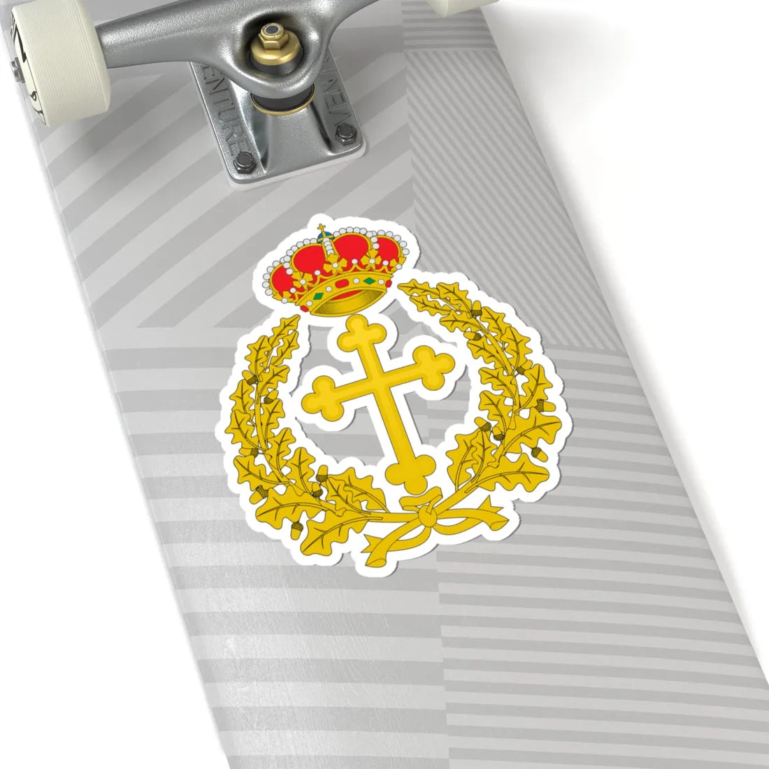 Emblema del Arzobispado Castrense (Spain) (Coat of Arms) STICKER Vinyl Kiss-Cut Decal - The Sticker Space