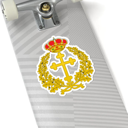 Emblema del Arzobispado Castrense (Spain) (Coat of Arms) STICKER Vinyl Kiss-Cut Decal - The Sticker Space