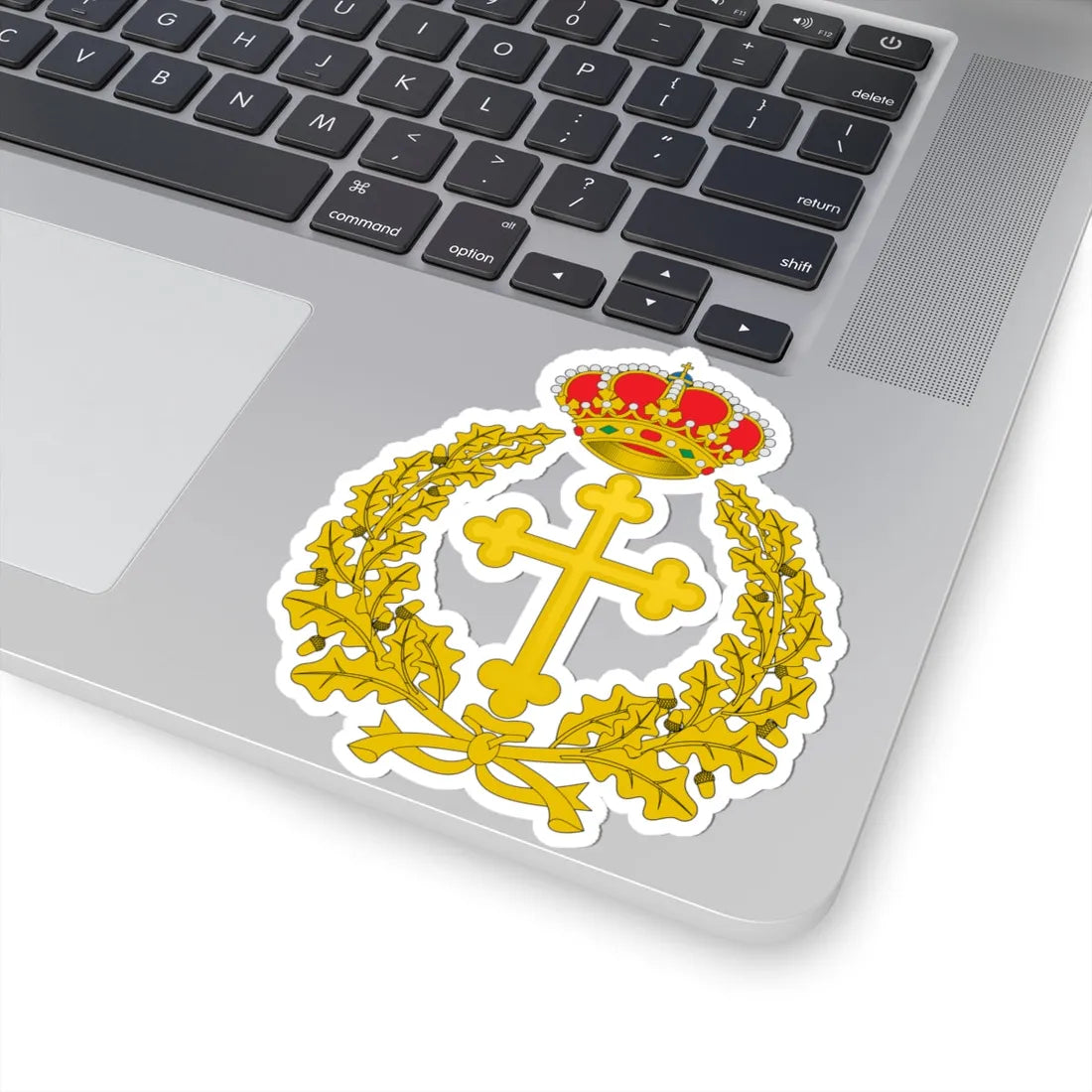 Emblema del Arzobispado Castrense (Spain) (Coat of Arms) STICKER Vinyl Kiss-Cut Decal - The Sticker Space
