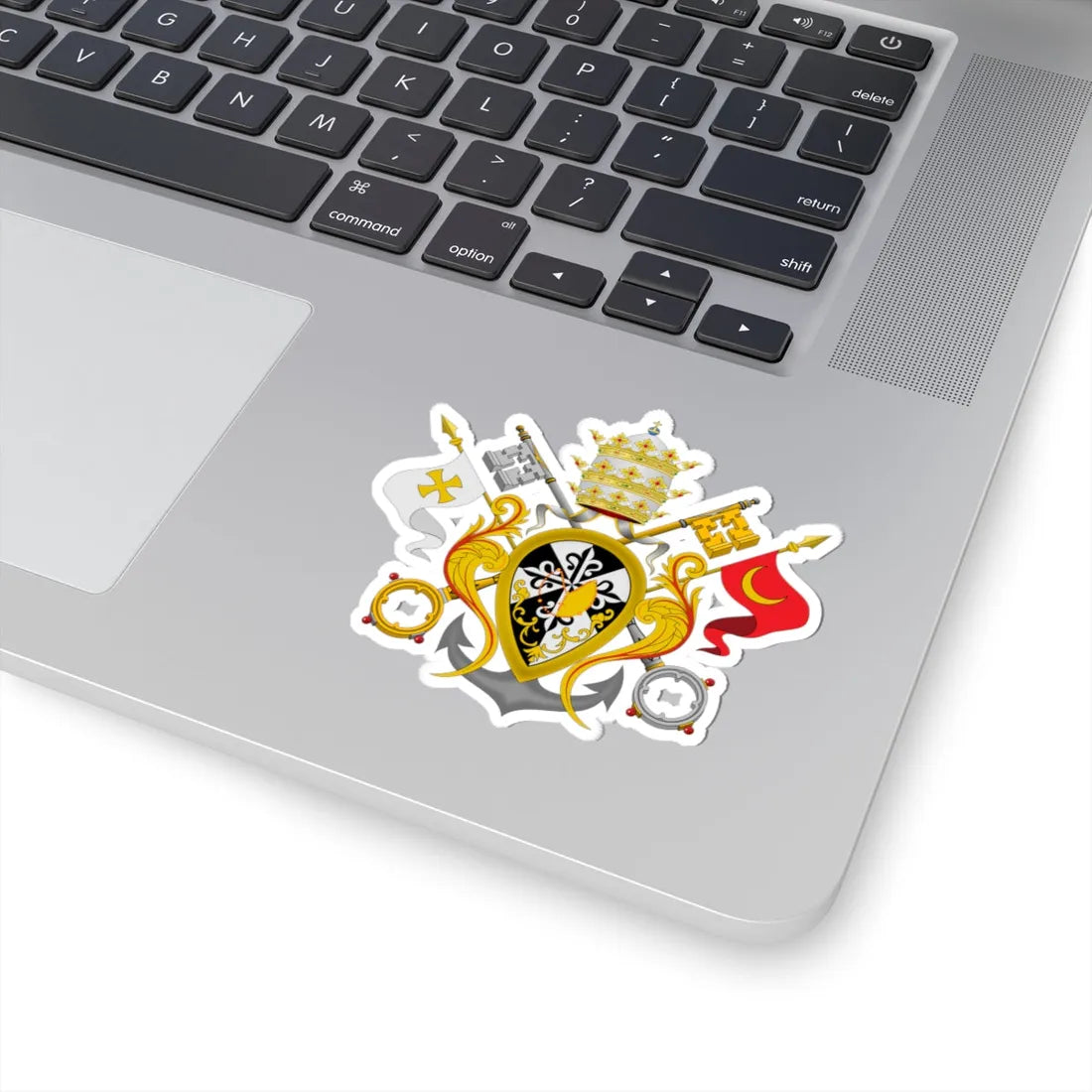 Emblema Tres caídas y Rosario (Spain) (Coat of Arms) STICKER Vinyl Kiss-Cut Decal - The Sticker Space