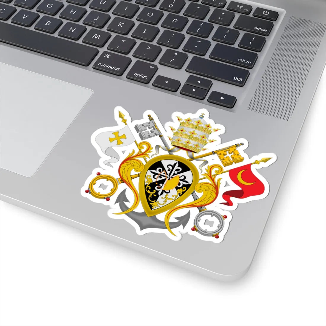 Emblema Tres caídas y Rosario (Spain) (Coat of Arms) STICKER Vinyl Kiss-Cut Decal - The Sticker Space