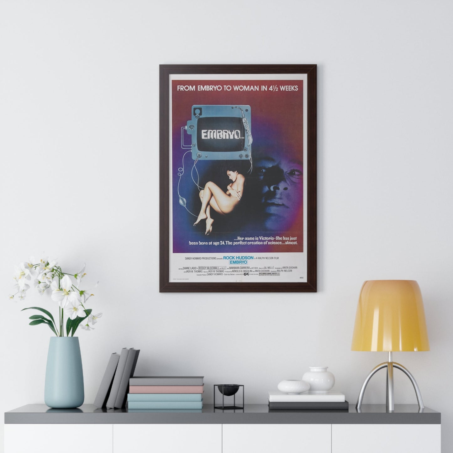 EMBRYO 1976 - Framed Movie Poster-The Sticker Space