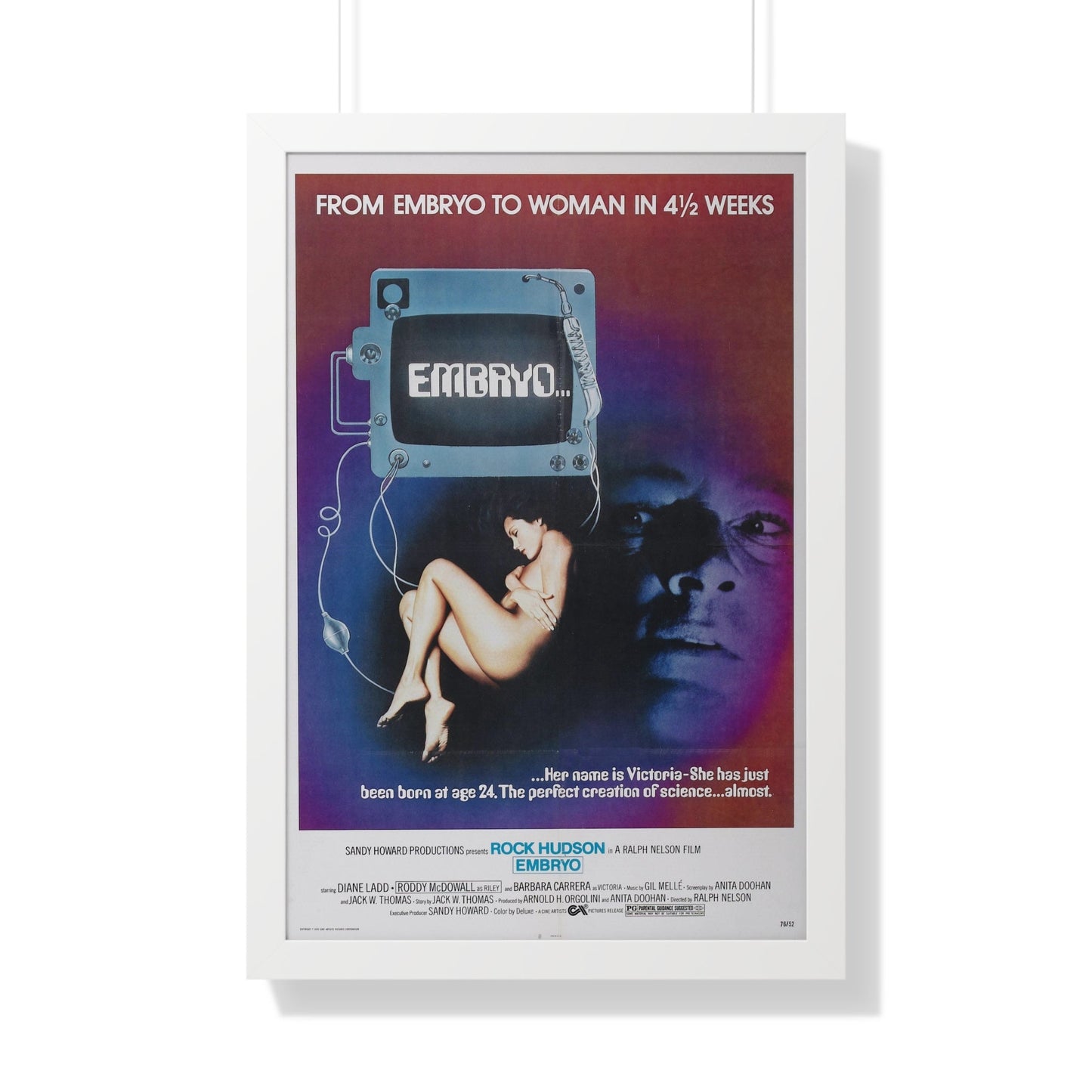 EMBRYO 1976 - Framed Movie Poster-20" x 30"-The Sticker Space