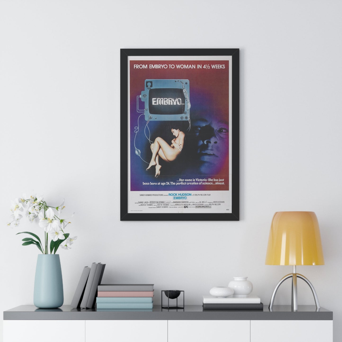 EMBRYO 1976 - Framed Movie Poster-The Sticker Space