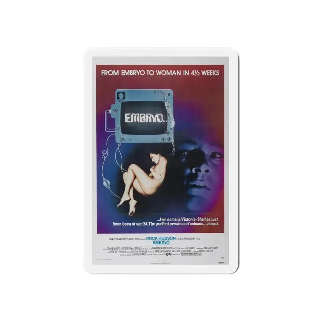 EMBRYO 1976 Movie Poster - Refrigerator Magnet - The Sticker Space