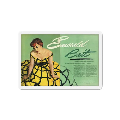 Emerald Bait, Esquire, October 1951 (Magazine Illustration) Refrigerator Magnet - The Sticker Space