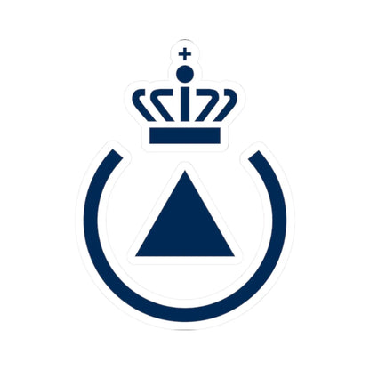 Emergency Management Agency logo (Denmark) (Coat of Arms) STICKER Vinyl Kiss-Cut Decal 2 Inch White - The Sticker Space