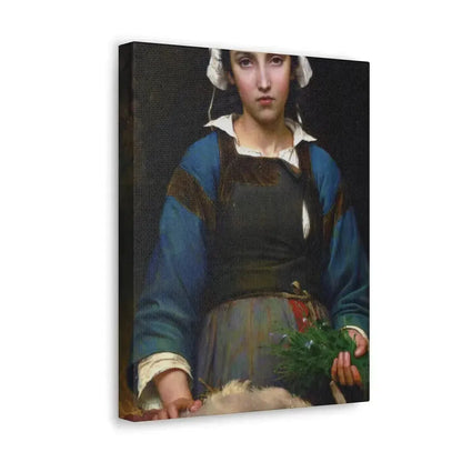 Emile Auguste Hublim (1830-1891) A Friend in Need - 1879 - Canvas Wall Art - The Sticker Space