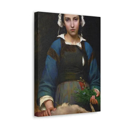 Emile Auguste Hublim (1830-1891) A Friend in Need - 1879 - Canvas Wall Art - The Sticker Space