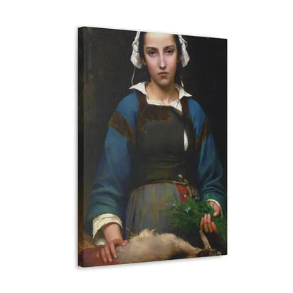 Emile Auguste Hublim (1830-1891) A Friend in Need - 1879 - Canvas Wall Art - The Sticker Space