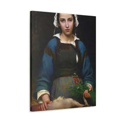 Emile Auguste Hublim (1830-1891) A Friend in Need - 1879 - Canvas Wall Art - The Sticker Space