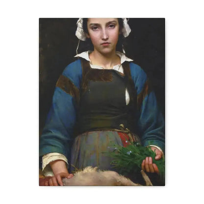 Emile Auguste Hublim (1830-1891) A Friend in Need - 1879 - Canvas Wall Art - The Sticker Space