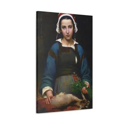 Emile Auguste Hublim (1830-1891) A Friend in Need - 1879 - Canvas Wall Art - The Sticker Space