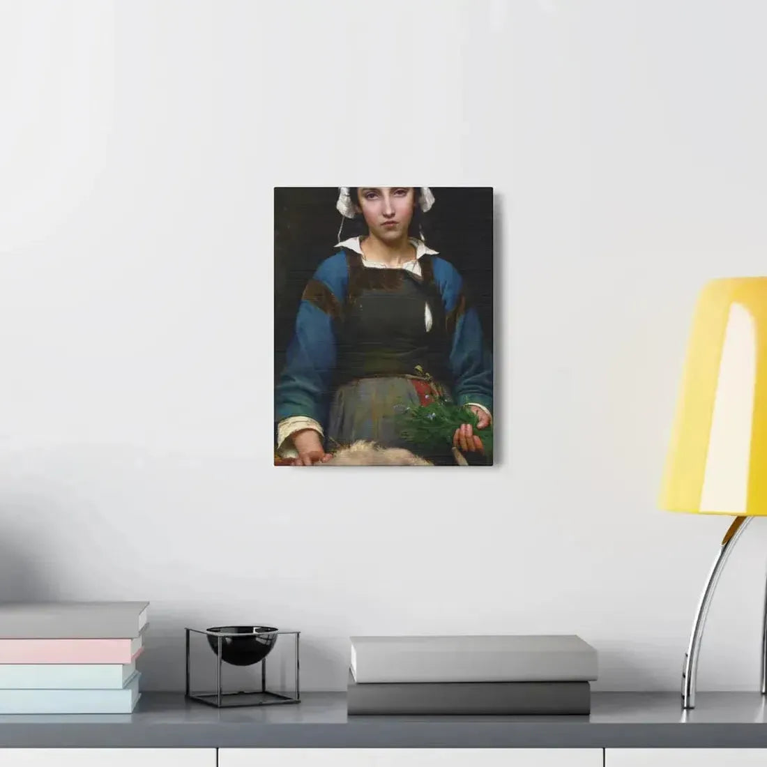 Emile Auguste Hublim (1830-1891) A Friend in Need - 1879 - Canvas Wall Art - The Sticker Space