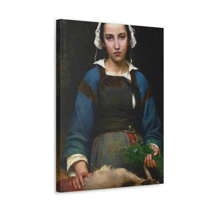 Emile Auguste Hublim (1830-1891) A Friend in Need - 1879 - Canvas Wall Art - The Sticker Space