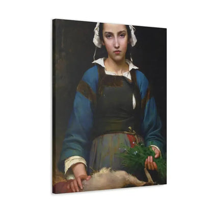 Emile Auguste Hublim (1830-1891) A Friend in Need - 1879 - Canvas Wall Art - The Sticker Space