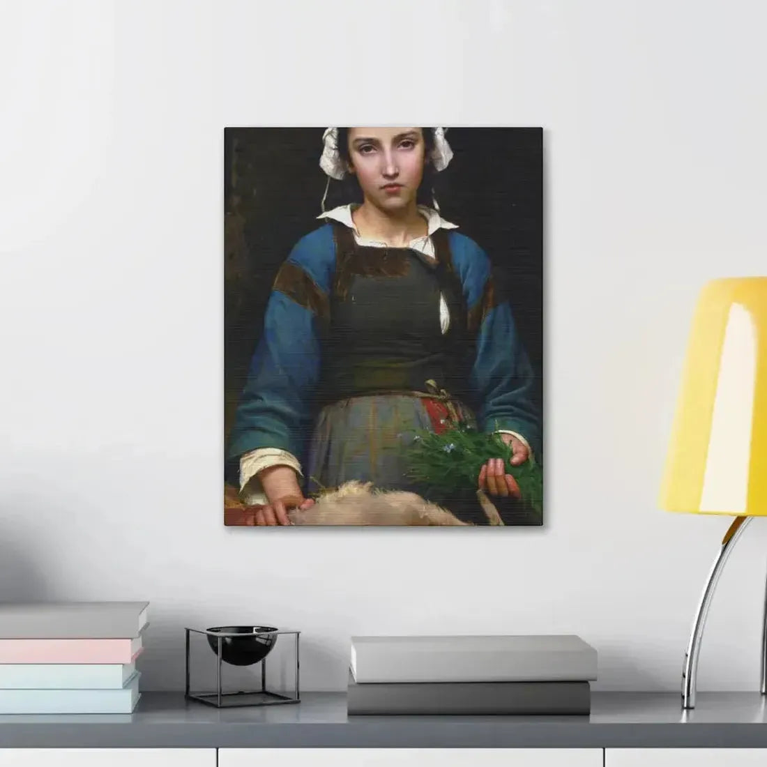 Emile Auguste Hublim (1830-1891) A Friend in Need - 1879 - Canvas Wall Art - The Sticker Space