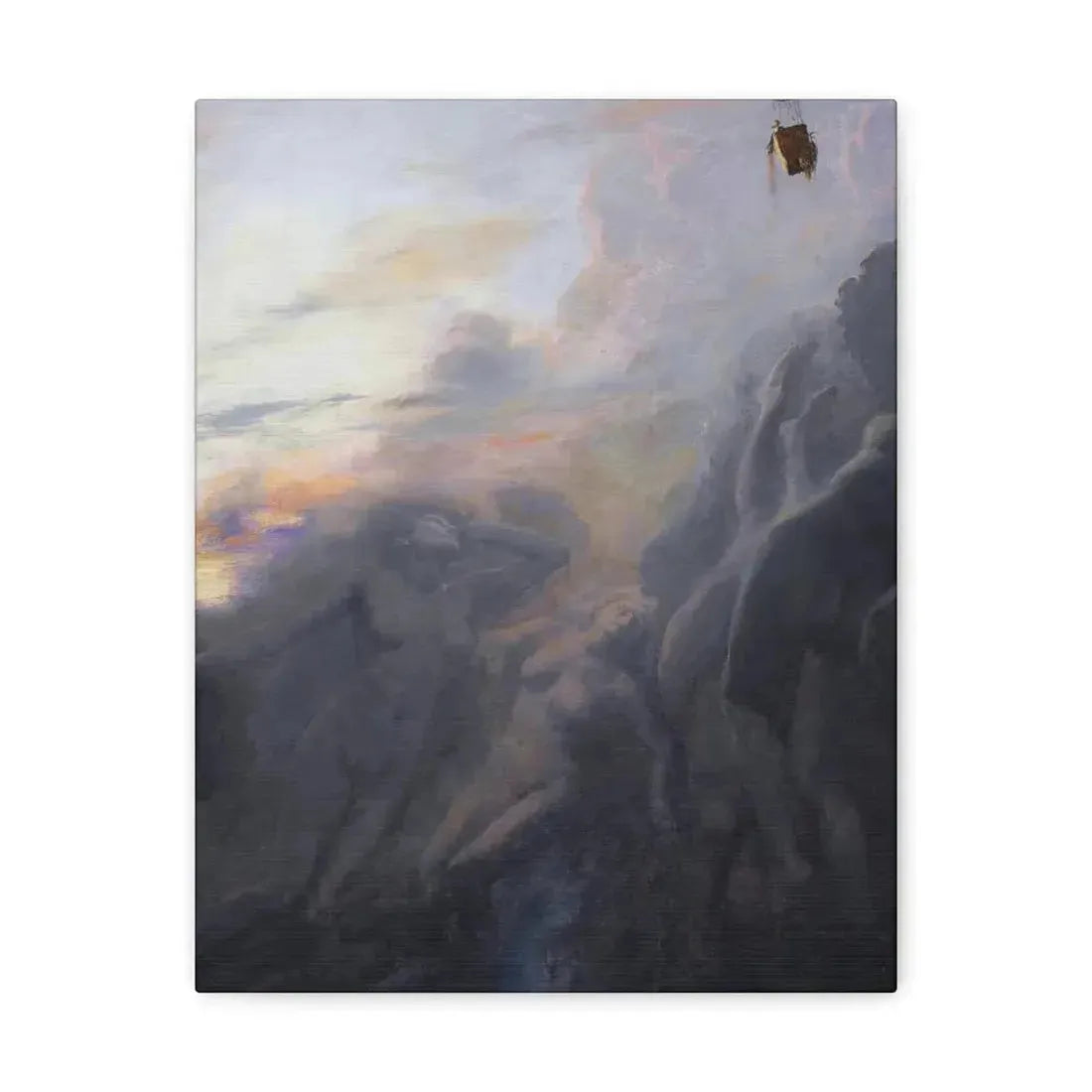 Emile Friant (1863-1932) Voyage a L'infini 1899 - Canvas Wall Art 11″ x 14″ 1.25" - The Sticker Space